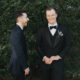 Portrait of two grooms after their ceremony